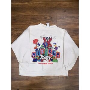 Vintage Mickey Mouse & Friends T-Shirt Jerry Leigh Men's Size Medium Disney 90's